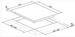 Płyta gazowa do zabudowy Smeg PV375CN - Płyty gazowe do zabudowy - miniaturka - grafika 3