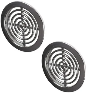 Parkanex Wentylacyjna Okrągła Tworzywo Fi 45 Chrom - Kratki wentylacyjne - miniaturka - grafika 3