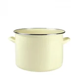 Garnki - Emalia Olkusz OLKUSZ GARNEK 26 CM 8,5 L STAL EMALIOWANA KREMOWA INDUKCJA 35208 - miniaturka - grafika 1