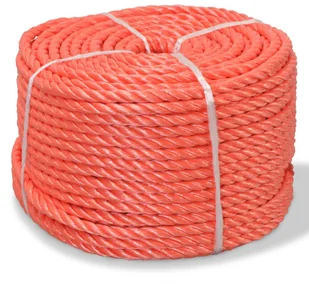 shumee Skręcana linka z polipropylenu 12 mm 100 m pomarańczowa - Żeglarstwo - miniaturka - grafika 2