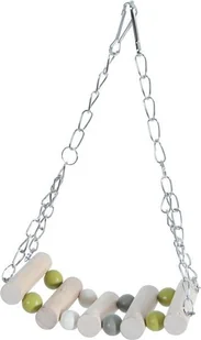 Zolux Mostek drewniany na metalowym łancuszku Dostawa GRATIS od 99 zł + super okazje - Akcesoria dla ptaków - miniaturka - grafika 2