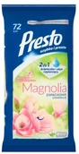 Chusteczki higieniczne - Presto Clean Clean Magnolia zapachowe chusteczki uniwersalne do czyszczenia 2w1 72szt - miniaturka - grafika 1