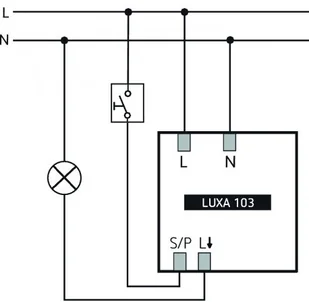 THEBEN Czujnik obecności LUXA natynkowy 1759 TH-1030062 - Czujniki czadu, dymu, gazu - miniaturka - grafika 3