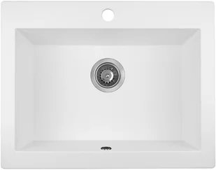 Laveo Zlewozmywak farmerski granitowy Komodo biały 1-komorowy SBK_610T - Zlewozmywaki - miniaturka - grafika 2