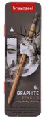Kredki, ołówki, pastele i pisaki - Talens Bruynzeel Expression Graphite Pencils Tin 6 60311006 - miniaturka - grafika 1