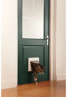 Altranet PetSafe Drzwiczki dla kota bez tunelu Classic 919, białe, 5031 - Pozostałe akcesoria dla kotów - miniaturka - grafika 2