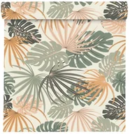 Tapety - Rasch Tapeta Liście 461060 beżowo-zielona winylowa na flizelinie - miniaturka - grafika 1