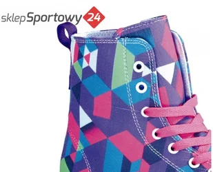 L.A. SPORTS L.A SPORTS WROTKI MŁODZIEŻOWE CANVAS 14120SPI #37 L.A SPORTS - Wrotki - miniaturka - grafika 2