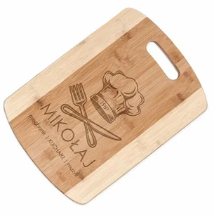 Murrano Deska bambusowa do krojenia z grawerem dla pary na ślub rocznicę p DSK-BMB3-039 - Deski do krojenia - miniaturka - grafika 7