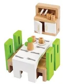 Akcesoria dla lalek - HaPe wyposażenie domku dla lalek Jadalnia - miniaturka - grafika 1