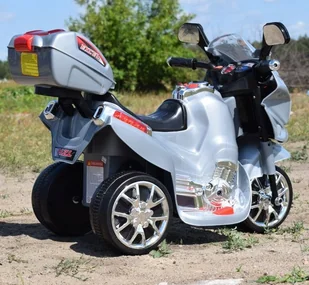 Super-Toys s Nowy motor,motorek B/ ST-C051 GB-C051-SREBRNY - Pojazdy elektryczne dla dzieci - miniaturka - grafika 22