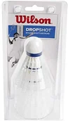 Badminton - WILSON Wilson Piłka do badmintona, Dropshot Shuttlecocks, zestaw 6 sztuk, kolor biały, tworzywo sztuczne/naturalny korek, WRT6046WH - miniaturka - grafika 1