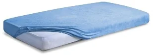 Matex Prześcieradło FROTTE PREMIUM z gumką 60x120 [TDPFP60-24] niebieskie - Pościel dla dzieci - miniaturka - grafika 2