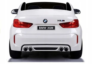 Import LEANToys BMW X6M Białe 2841 - Pojazdy elektryczne dla dzieci - miniaturka - grafika 5