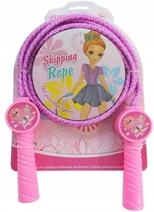 Import LEANToys Skakanka Ze Sznurka Różowa 4076-uniw - Zabawki i gry sportowe - miniaturka - grafika 3