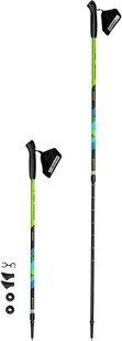 Spokey Kije nordic walking 105-135 cm czarno-zielone MEADOW - Kije trekkingowe - miniaturka - grafika 2