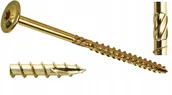 Inne akcesoria dekarskie - Wkręty Ciesielskie Talerzykowe 8x120 mm ( 50 szt ) - miniaturka - grafika 1
