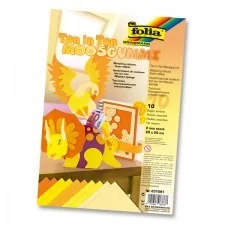 BRINGMANN Arkusze piankowe, 20x29cm, MIX ŻÓŁTY -10ark. - Zabawki kreatywne - miniaturka - grafika 2