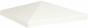 vidaXL Zadaszenie altany ogrodowej, 310 g/m, 3 x 3 m, kremowe - Pawilony ogrodowe - miniaturka - grafika 6