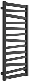 EXCELLENT GREX.IT113.BL Grzejnik łazienkowy Italic 113 1125x500 CZARNY MAT - Grzejniki łazienkowe - miniaturka - grafika 2