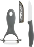 Noże kuchenne - Secret de Gourmet Obieraczka do warzyw + nóż do owoców zestaw B07HL6KZJ7 - miniaturka - grafika 1