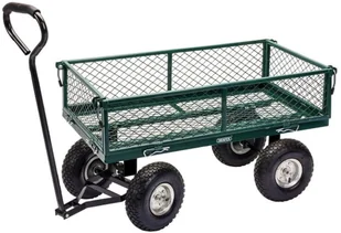 Draper Tools Wózek ogrodniczy, stalowy 86,5x46,5x21 cm, zielono-czarny Draper Tools - Taczki - miniaturka - grafika 7