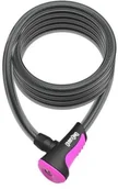 Zabezpieczenia do roweru - Onguard Zapięcie rowerowe NEON 8162 Linka - 12mm 180cm - uchwyt + 2 x klucze z kodem różowe 3446462 - miniaturka - grafika 1