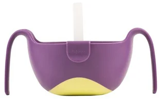 B.Box Miseczka ze słomką 12m+ : Kolor - Fioletowy - Miseczki i talerzyki dla dzieci - miniaturka - grafika 3