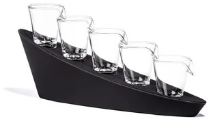 Gift World Gift World, Domino Shots, kieliszki z podstawką, zestaw, 6 elementów - Kieliszki - miniaturka - grafika 2