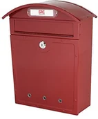 Skrzynki na listy - Fac FAC Méditerranée-boite skrzynka na listy, czerwony - miniaturka - grafika 1