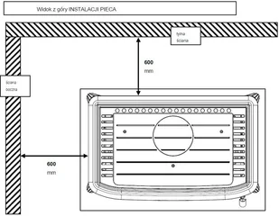 Ekoprojekt 868 Piec wolnostojący Invicta 10kW Modena kolor emalia kremowa 86876394 - Piece wolnostojące - miniaturka - grafika 9