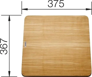 Blanco Deska do krojenia ZENAR jesion 375x367 229421 - Deski do krojenia - miniaturka - grafika 2