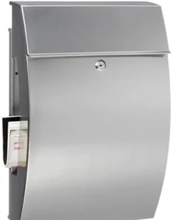 Burg Wächter Burg-Wächter Hamburg 3815 Ni skrzynka na listy, ze stali nierdzewnej z ogranicznikiem otwierania, format A4 - Skrzynki na listy - miniaturka - grafika 3