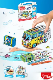 Maped Zestaw kreatywny z furgonetką do malowania 907017 Creativ 728420 - Zabawki kreatywne - miniaturka - grafika 7
