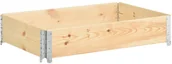 Donice - vidaXL Nadstawka paletowa, 50x100 cm, lite drewno sosnowe 310052 - miniaturka - grafika 1