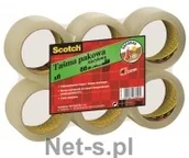 Kleje biurowe - 3M SCOTCH SCOTCH Taśma pakowa SCOTCH S5066F6 akrylowa 50mm 66m transparentna - miniaturka - grafika 1