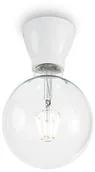 Lampy sufitowe - Ideal Lux Plafon Winery PL1 155227 lampa sufitowa 1x50W E27 biały - miniaturka - grafika 1