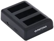 Ładowarki i akumulatory - PATONA Potrójna ładowarka GoPro Hero 9 AHDBT901 - miniaturka - grafika 1