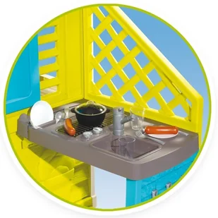 Smoby Pretty Domek Ogrodowy Smoby Dla Dzieci z Kuchnią 810711 - Place zabaw - miniaturka - grafika 6