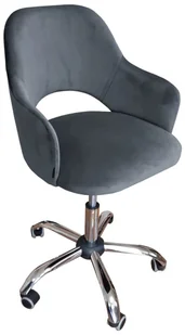 Fotel biurowy, krzesło biurowe ATOS Fotel obrotowy biurowy Milano BL14 szary - Fotele i krzesła biurowe - miniaturka - grafika 3