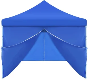 vidaXL Składany namiot z 8 ścianami bocznymi, 3 x 9 m, niebieski - Pawilony ogrodowe - miniaturka - grafika 9
