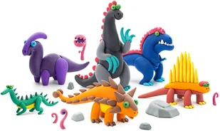 TM Toys Hey Clay Mega Dinos Masa plastyczna Ciastolina - Masy plastyczne - miniaturka - grafika 3