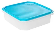 Pudła i pojemniki do przechowywania - Tatay tatay 1161100 pojemnik do przechowywania, 1,3 L, kwadratowa, tworzywo sztuczne, 18,5 x 18,5 x 6,1 cm 1161100 - miniaturka - grafika 1