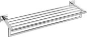 Wieszaki łazienkowe - Sapho BETA Półka na ręczniki z relingiem 65,5 cm XQ601 (132205072) - miniaturka - grafika 1
