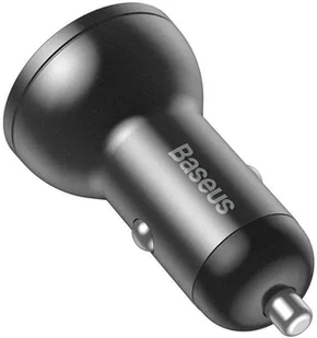 Baseus ładowarka samochodowa 2x USB 4,8A 24W z LCD szary (CCBX-0G) - Ładowarki do telefonów - miniaturka - grafika 21