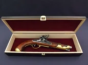 Repliki - broń - Denix SA REPLIKA KAWALERYJSKI PISTOLET FRANCUSKI W PUDEŁKU MODEL 1011+P01 1011+P01 - miniaturka - grafika 1
