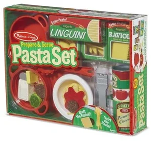 Melissa Drewniany Zestaw dla dzieci Makarony Pasta - Zabawki AGD - miniaturka - grafika 2