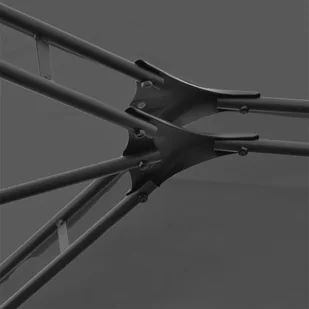 vidaXL Namiot ogrodowy z zasłonami, 4 x 3 m, antracytowy - Pawilony ogrodowe - miniaturka - grafika 2