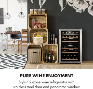 Klarstein Vinamour 37 Duo - Chłodziarki do wina - miniaturka - grafika 2