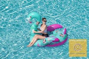 Duży dmuchany Flaming Disney 173x170cm - Materace dmuchane i koła do pływania - miniaturka - grafika 3